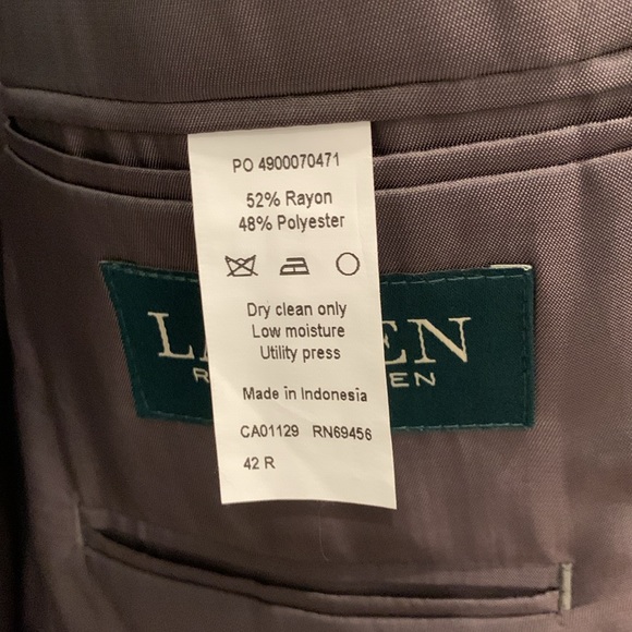 NWT Men’s Lauren Ralph Lauren Blazer, size 42 regular - Picture 5 of 10